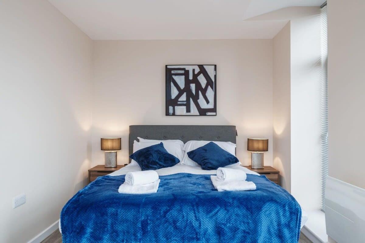 Bright 1 Bed Apartment Manchester - Sleeps 2 מראה חיצוני תמונה